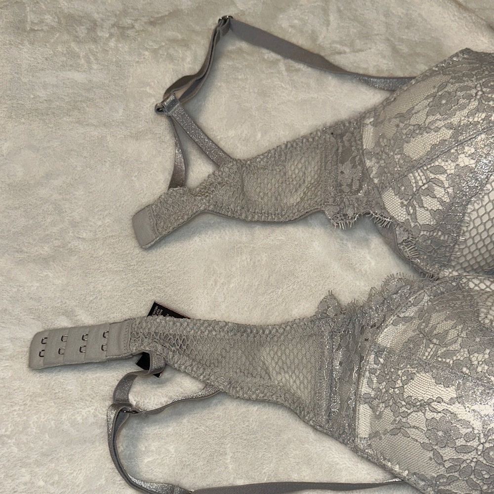Victoria's Secret Gray Lace Bra - Picture 5 of 6